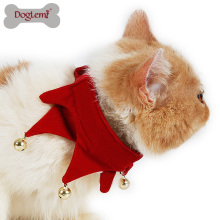 Urlaub Geschenk für Haustiere Weihnachten Pet Kostüm Hund Katze Welpen Jingling Bell Schal Bandana